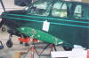 Bonanza with wing removed for repair