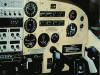 Cessna 337 instrument panel before upgrade