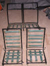 Seat frames from a K35 Bonanza
