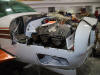 An IO-550 engine being installed in a G35 Bonanza